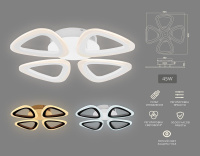 Потолочная светодиодная люстра Ambrella Light Acrylica Original FA4482