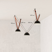 Комплект ременной трековой системы Denkirs Belty SET DK55SET21-01-BR