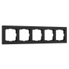 Рамка Werkel Hammer на 5 постов черный W0052408