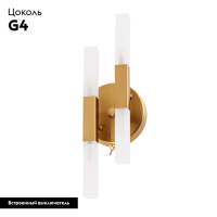 Бра Arte Lamp Ramona A7410AP-4PB