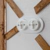 Переключатель Retro одноклавишный белый WL18-01-03 Werkel