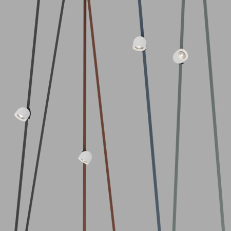 Трековый однофазный светильник Denkirs Belty spot DK5640-WH+BK