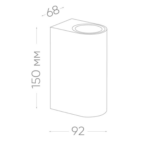 Уличный настенный светильник Feron DH015 11884