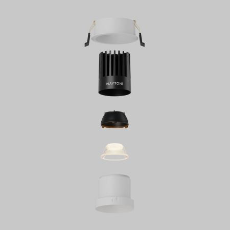 Встраиваемый светильник Maytoni Dip DL118-15W-2.7K-W