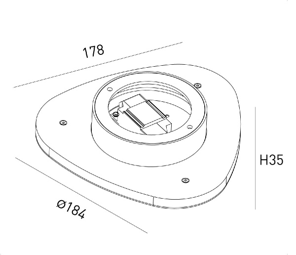 Настенный светильник Designled ML-TR184-BL-WW 016541
