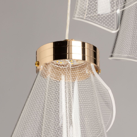 Каскадная люстра De Markt Конти 488013110