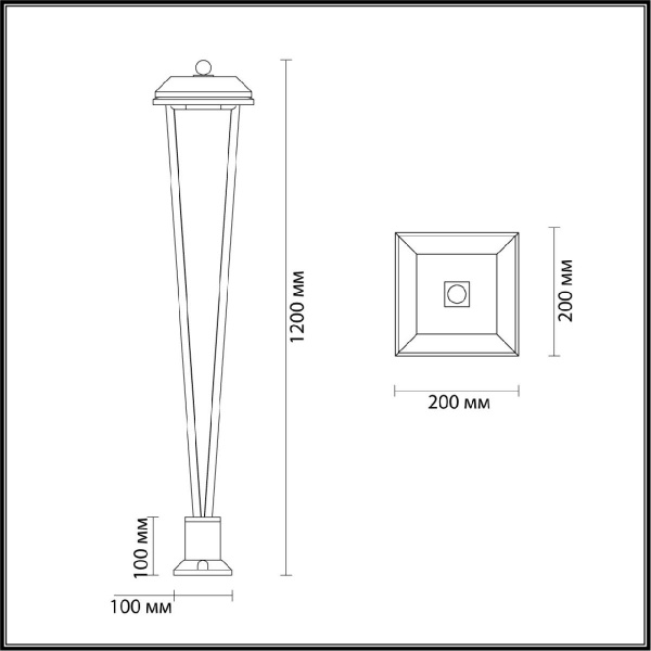 Ландшафтный светильник Odeon Light Bearitz 6655/12GA