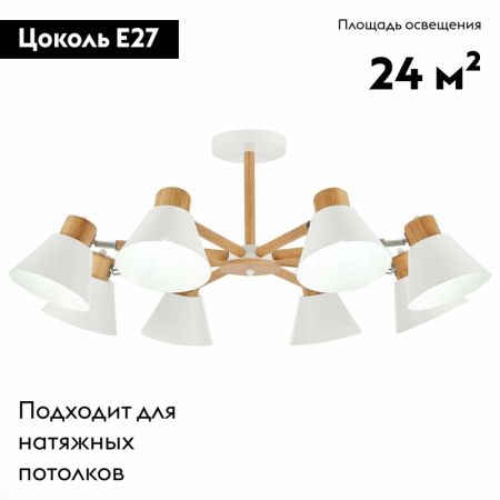 Потолочная люстра Evoluce Buve SLE103702-08