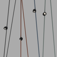 Трековый однофазный светильник Denkirs Belty spot DK5640-BK