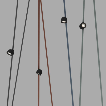 Трековый однофазный светильник Denkirs Belty spot DK5640-BK