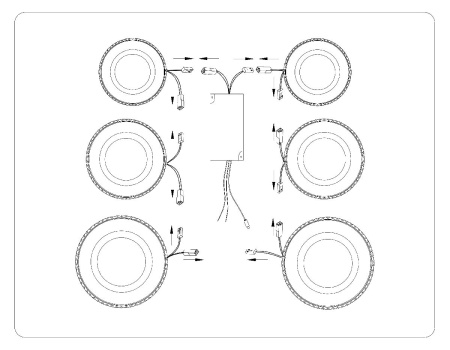Потолочная люстра Ambrella Light Acrylica Original FA8874