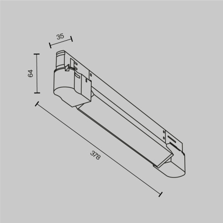 Трековый трехфазный светильник Maytoni Basis TR196-3-10W4K-W