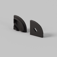 Комплект заглушек для профиля 1616 2шт Maytoni Led Strip ALM-1616R-B-EC 642029