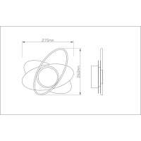 Настенный светильник Arte Lamp Mars A2605AP-7BK