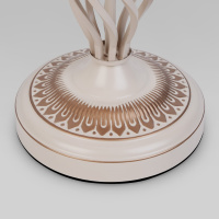 Настольная лампа Eurosvet 10054/1 белый с золотом/прозрачный хрусталь Strotskis