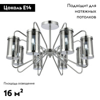 Потолочная люстра EVOLUCE VALIERI SLE102302-08