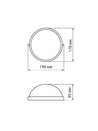 Настенно-потолочный светильник TDM Electric НПБ1301 SQ0303-0030