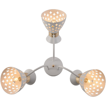 Потолочная люстра Reluce 01579-3.3-03 WH+FGD