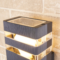 Уличный настенный светильник 1449 Techno черный Elektrostandard