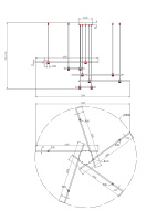 Подвесная люстра Arte Lamp Errai A2195SP-5BK