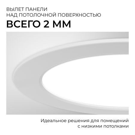 Встраиваемая светодиодная панель Apeyron 3 ССT 06-161