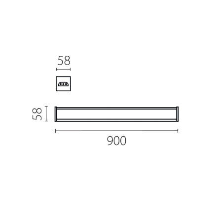 Линейный светильник Lightstar Trito 456367