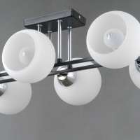 Потолочная люстра Illumico IL0791-6CSQ-25 BK CR TRENTO