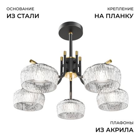 Люстра на штанге Apeyron Эльза 16-218