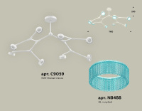 Люстра на штанге Ambrella Light Traditional (C9059, N8488) XB9059202