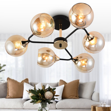 Люстра на штанге Rivoli Alison 3138-306 Б0055386