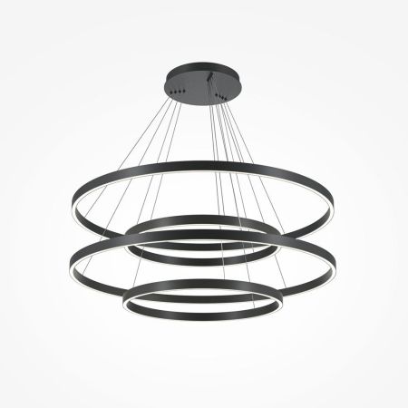 Подвесной светодиодный светильник Maytoni Rim MOD058PL-L174BK