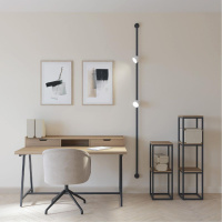 Трековый однофазный светильник Denkirs Belty Spot DK5543-WH+BK