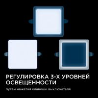 Встраиваемая светодиодная панель Apeyron FLP 06-117