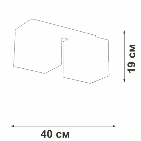 Потолочный светильник Vitaluce V2879-1/2PL