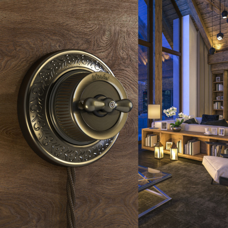 Выключатель двухклавишный Werkel 4690389166631 W5720012 a050767