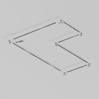 Шинопровод накладной Maytoni Technical Exility X TRX239-413B