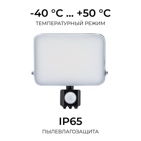 Прожектор CCT с датчиком движения Apeyron 05-54