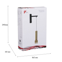 Бра Reluce 86211-9.2-001LD GU10 BK+GD