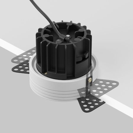 Встраиваемый светильник Maytoni Round DL058-12W2.7K-TRS-W