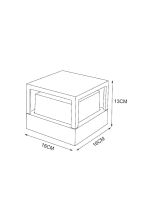 Уличный настенный светильник Arte Lamp Ulysses A8712AL-1BK