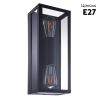 Уличный настенный светильник Arte Lamp Belfast A4569AL-2BK