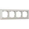 Рамка Antik на 4 поста жемчужный WL07-Frame-04 Werkel