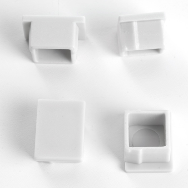 Заглушка без отверстия для профиля CAB261 (комплект 4шт) Feron LD372 48247