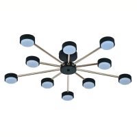 Потолочная люстра Escada Luminix 120008/10R Black/Gold ES0000096