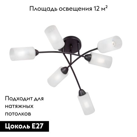 Потолочная люстра Vitaluce V4188-1/6PL