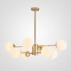Люстра на штанге ImperiumLoft Roundi Brass 305756-23