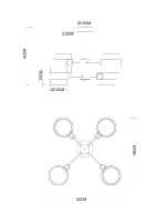 Люстра на штанге Arte Lamp Carlo A8205SP-4BK