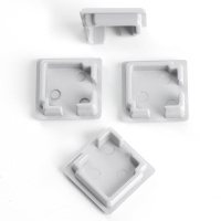 Заглушка без отверстия для профиля CAB281 (комплект 4шт) Feron LD377 48252