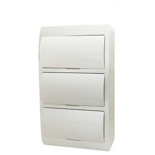 Бокс ЩРН-П-36 модулей с белой крышкой навесной пластик IP40 TDM