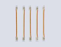 Соединитель гибкий двухсторонний Ambrella Light Illumination COB CCT 12/24V для лент 8mm (3 конт.) (5шт. в комплекте) GS7911